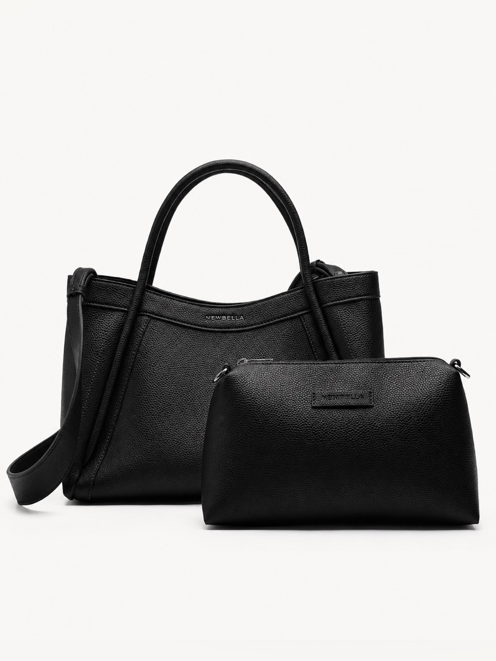 NEWBELLA Kelly M Size 2-PC Tote Bag Set with Removable Pouch NWT